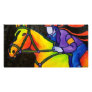 Horse Dashing Photo Card Template