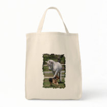 HORSE & DOG PLAY CANVAS BAG