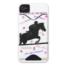 Horse Doodle iPhone 4/4S Case-Mate Case Iphone 4 Id Cover