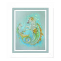 Horse Dragon & Baby (hippocampus) posters by pawtraitart Horse Dragon & Baby (hippocampus) posters