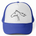 Horse Drawing Hat