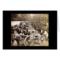 Horse Drawn Cannons near Fair Oaks, VA 1862 cards