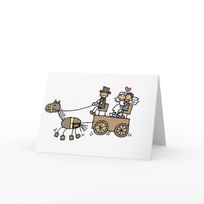 Horse Drawn Carriage For Weddings cards