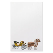 Horse Drawn Carriage Stationery by tpccards Horse Drawn Carriage Stationery