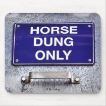 Horse Dung Mousepad mousepads