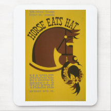 Horse Eats Hat - Edwin Denby - WPA Federal Theatre Mouse Pad