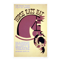 Horse Eats Hat Theatre 1940 WPA posters by lc_wpa Horse Eats Hat Theatre 1940 WPA posters