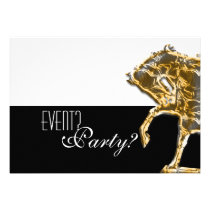 Horse elegant party invitations