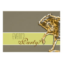 Horse elegant party invitations