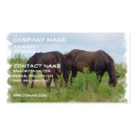 Horse Family Grazing Business Card