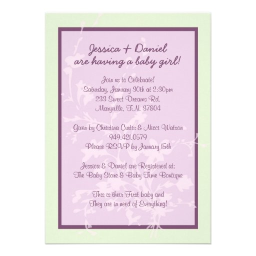 Horse Foal Baby Shower Invitation