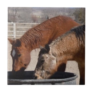 Horse Friends Share zazzle_tile