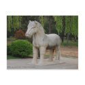 Horse from The Sacred Way in Mings Tomb, Beijing postcards by Thorninger Horse from The Sacred Way in Mings Tomb, Beijing postcards