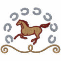 Horse-Gallop-Pocket Recolor embroidered shirts by Embroidery4U Horse-Gallop-Pocket Recolor embroidered shirts