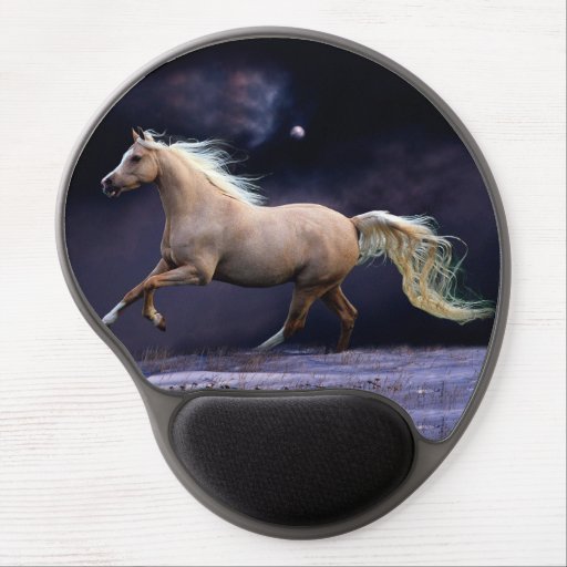 horse galloping gel mouse pad Zazzle