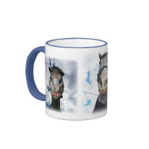 Horse Getting Lippy -  Funny Face Mug