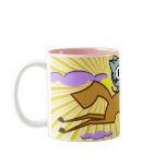 Horse GIves Kitty a RIde Mugs