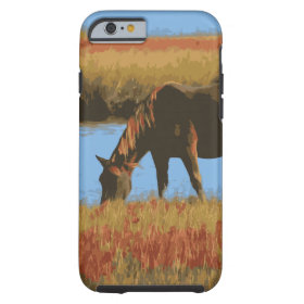 Horse Grazing Country iPhone 6 case