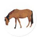 Horse Grazing stickers by White_Wedding Horse Grazing stickers
