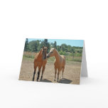Horse Greeting Card