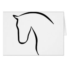 horse greeting card