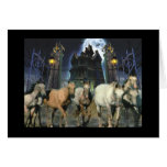 Horse Halloween Greeting Card
