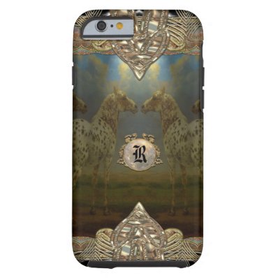 Horse Happiness Monogram Tough iPhone 6 Case