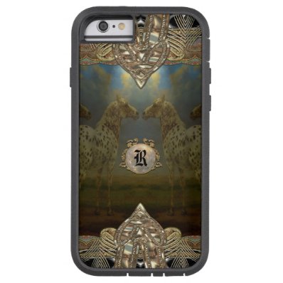 Horse Happiness Monogram Tough Tough Xtreme iPhone 6 Case