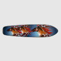 Horse Head and Red Feathers Skateboard