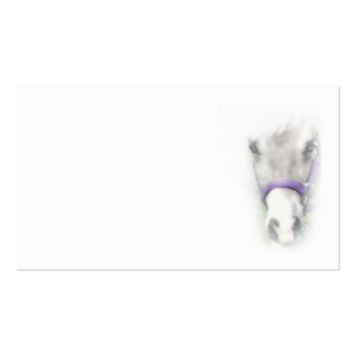 Horse head business card (front side)