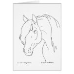 Horse Head Card
