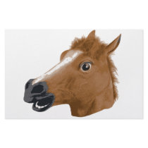 Horse Head Creepy Mask Stationery Paper