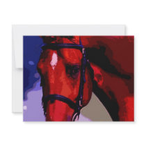 Horse Head invitations by made_in_atlantis Horse Head invitations