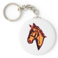 Horse Head Key Chain