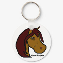 "Horse Head" Keychain by moonstripes "Horse Head" Keychain