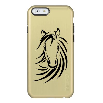 Horse Head on Tan Incipio Feather® Shine iPhone 6 Case