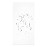 Horse Head Customized Photo Card