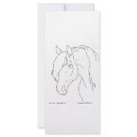 Horse Head Rack Card Template