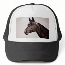 Horse Head Sepia Chocolate hats by DocPixel Horse Head Sepia Chocolate hats