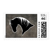 Horse Head Silhouette POSTAGE STAMPS by RanchLady Horse Head Silhouette POSTAGE STAMPS