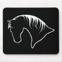 Horse Head Siloquette MOUSEPAD by RanchLady Horse Head Siloquette MOUSEPAD