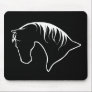 Horse Head Siloquette  MOUSEPAD