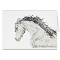 Horse Head Sketched cards