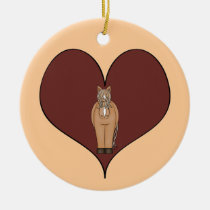 Horse Heart ornaments