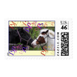 Horse Hearts Postage Stamps