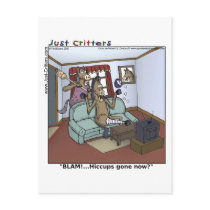 Horse Hiccups postcards by JustCritters Horse Hiccups postcards