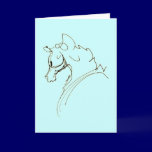 Horse Illustration Card