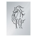 Horse Illustration Profile Card business cards
