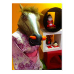 Horse In A Kimono Post Cards