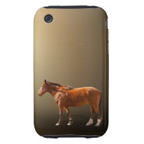 HORSE IN LIGHT TOUGH IPHONE 3 COVERS